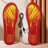 Beheizbare Sohlen, USB Wiederaufladbar Fußwärmer...