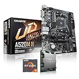 Memory PC Aufrüst-Kit Bundle AMD Ryzen 5 5500 6X 3.6 GHz, 16 GB DDR4, GIGABYTE A520M H, komplett fertig montiert inkl. Bios Update und getestet