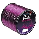 CULT Deep Purple Climax Angelschnur Karpfenschnur Fluorocarbon ummantelt 0,35mm