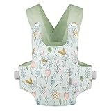 GAGAKU Puppentrage Puppenzubehör Babypuppentrage Kuscheltierträger mit verstellbaren Trägern für Kinder - Grün (Sonnenblume)