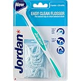 Jordan Easy Clean Flosser, 1 Halter + 20 Refills Zahnseidenköpfe Zahnseidehalter