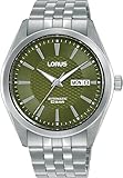 Lorus Herren Analog Automatik Uhr mit Edelstahl Armband RL485BX9