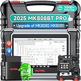 Autel MaxiCOM MK808BT PRO OBD2 Diagnosegerät: 2025 Voll Bidirektionale Aktiver Test, Android 11, 4G+64G, 2.4&5G WIFI, Upgrade von MK808BT MK808S MK808 MX808S, 28+ Service Alle System, BT506 Kompatibel