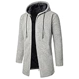 TIMELYE Herren Sweatjacke Mit Kapuze Herbst Herren Mode Fleece Trachtenwesten Für Herren Winter Trachtenjanker Herren Hoody Trachtenjacke Herren Hoodie Herren Oversize