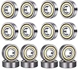 HonLena 608 ZZ Kugellager, 20 Pack 8mm x 22mm x 7mm Metall...