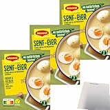 usy Bundle für Maggi Fix Senf-Eier 3er Pack (3x41g Packung) + usy Block