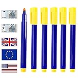 Geldscheinprüfer Stift Prüfstift Geldschein Tester Geldscheinsprüfer für US-Dollar, Euro, Pfund, Yen, Won usw. 10er Set
