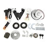 WEIGR E-Bike Nachrüstsatz, EBike Hinterrad Mountainbike-Umbau 24V 250W, Elektrofahrrad Umrüstsatz hintendrehenNabenmotor MTB, die meisten von Fahrradrad passt (Das Twist Kit)
