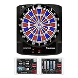 Carromco Dartboard Turbo Charger – Elektronische Dartscheibe inkl. App Funktion für Smartphones oder Tablets – Dartautomat mit 16 Spielen für 1-8 Spieler, inkl. 6 Darts und 20 Ersatzspitzen