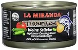 La Miranda Thunfisch Pikant mit Gemüse, 12er Pack (12 x 185 g)