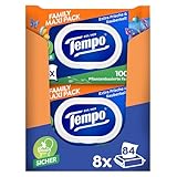 Tempo feuchtes Toilettentuch Maxi Pack_Vorteilspack_8 Stück mit jeweils 84 Tüchern