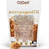 GiDeli Röstzwiebeln 1kg - Knusprig Geröstete Zwiebeln - Pommesgewürz, Burger Gewürz, Hot Dog - Zaubergewürz