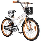 Actionbikes Kinderfahrrad Timson - 20 Zoll - V-Break Bremse - Seitenständer - Luftbereifung - Ab 4-9 Jahren - Jungen & Mädchen - Kinder Fahrrad - BMX - Kinderrad (Timson 20 Zoll)