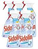 Sidolin Cristal, Glasreiniger 5xSprühflasche, für einen perfekten Glanz und gegen Mikrorisse (5x500ml)