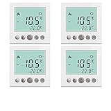 SM-PC®, 4x Set Digital Thermostat Raumthermostat...