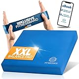 My Balance XXL - Balance-Pad inkl. Widerstandsband I Hochwertiges Balancekissen mit E-Book I Balance Pad für Physiotherapie, Schaumstoff