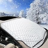 BOOSHMall Sonnenschutz Auto Frontscheibenabdeckung Scheibenabdeckung Auto Frostabdeckung Sonnenschutz Winschutzscheiben Abdeckung Faltbar Für Die Gegen Schnee, EIS,150X100CM