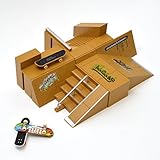 Apollo Fingerboard Rampen Set San Diego inkl. 3 Komplett-Boards und Mini-Rampe für Skate-Tricks