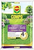 COMPO Rasendünger gegen Moos und Unkraut - 3 Monate Langzeitwirkung - 9 kg / 300m²