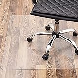 Floordirekt PRO - Bürostuhl Unterlage - transparente Bodenschutzmatte für Hartböden - Bodenmatte, Bodenschutz, Unterlegmatte (Ø 60 cm)