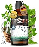 NORDHOLZ® Saunaaufguss [54 Sorten 15ml, 100ml, 250ml] - Sauna Aufgussmittel für intensive & erholsame - Sauna Zubehör (#33 Russische Banja, 100ml)