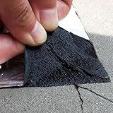 Selbstklebendes Dachpappen-Blinkband, wasserdicht, Asphalt-Dachreparatur, sofortige wasserdichte Dichtung, langlebige Dachverkleidung, 100 x 300 cm für schnelle Reparaturen