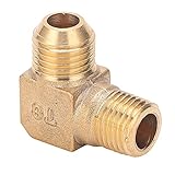 Srliya Rechtwinkliger Winkelstück-Luftkompressor aus Messingmaterial, 90°-Gewindeanschlussadapter, 13 X 14 Mm