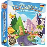 The World Game - Lustiges Geographie Brettspiel - Welt Lernspiel für Kinder & Erwachsene - Coole Geschenkidee für Jungen & Mädchen im Teenageralter - Deutsche