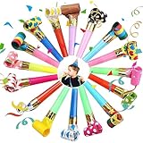 20 Stück Tröten Kindergeburtstag, Tröte Fasching, Partytröten Kinder, Tröten Party, Krachmacher, Tröten Für Kinderspielzeug, Für Geburtstagsfeier, Kinder Party, Bankett, Graduierung