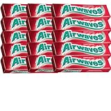 15 x 10 AIRWAVES Cherry Menthol Kaugummi Dragees - Ein Bundle von FISGUS® by krass-shoppen-de