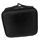 SAFIGLE Kosmetiktasche mit Multi Grid Design Große Kapazität Doppellagige Aufbewahrung für Make Up und Nagelpflege Tragbar Oxford Robust und Verschließbar