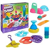 Kinetic Sand Ultimate Sandisfying Set - 907 g original magischer kinetischer Sand aus Schweden in 3 Farben, 10 Werkzeuge zum Formen, Schneiden und Fließen lassen für Indoor-Sandspielspaß, ab 7 Jahren