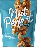 Nut Perfect | Walnusskerne | naturbelassen| knackige Hälften mit herbem Geschmack| maximale Frische durch Erntewechsel| Nachverfolgbarkeit durch direkten Handel mit Partnerbetrieben | 100g