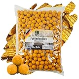 Zite Fishing Futter-Boilies Karpfen-Angeln - 3kg Karpfen-Köder 18mm zum Anfüttern - Verschiedene Aromen von Tutti Frutti bis Vanille, Angelfutter, Bolis Karpfen Boilies, Karpfenfutter