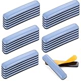 25 STK Teflongleiter Selbstklebend, Möbelgleiter Teflon Teppichgleiter für Stühle, Rechteck Stuhlgleiter für Teppich, Stuhlgleiter Teflongleiter für Glatte Böden Teppiche Schwere Möbel(16x75mm)