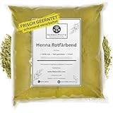 Henna Rot 1000g • 100% Rein • Henna freckles für Natürliches Aussehen • Hochwertige Henna Farbe für Strahlendes Haar • Rotbraune Haarfarbe • HerbsnRoots