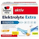 Doppelherz Elektrolyte Extra - Mit Magnesium für das Elektrolytgleichgewicht - VEGAN - 60 Portionsbeutel