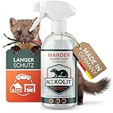 Nexolit Marderspray 500ml. Marderabwehr & Tierabwehrspray für Auto, Haus & Garage. Wirksamer Marderschutz für Auto & Motorraum, materialschonend & ohne Treibgas.