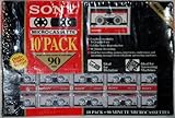Er Sony 10 90-Min Blanko Mikrokassetten 10 mc-90b