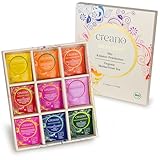 Creano Bio Früchtetee Kräutertee Geschenkset - 27 Bio-Teebeutel in 9 traumhaften Sorten - 54g*