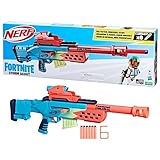 Nerf Fortnite Storm Scout Blaster, Nerf Fernrohr, 6-Dart Clip-Magazin, 6 Nerf Elite Darts, Bolzen-Action