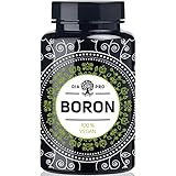 DiaPro® Boron 365 Stück Hochdosierte Boron-Tabletten mit 3 mg Bor pro Tablette aus Natriumborat Jahresvorrat 100% Vegan Laborgeprüft