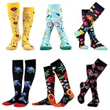 WeciBor Damen Lustige Bunte Socken Gekämmte Baumwolle...