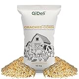 GiDeli Futtermais 15 kg gelb - gebrochene Maiskörner in Futterqualität - Futter für Hühner, Enten, Pferde & Tauben