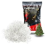 Weihnachtswunder® Engelshaar gelockt 15 gr. Lametta Silber...