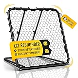 Racetex Rebounder für Fußball XXL [125cm x 125cm] - Fussball Rebounder mit robuster Konstruktion und stufenlos verstellbarem Winkel - Rebounder Fußball für Schuss-, Pass- und Ballannahmetraining