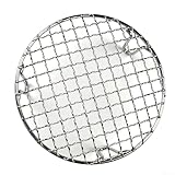 Grillrost aus Edelstahl in Profiqualität, verschiedene Größen erhältlich, 20 cm Durchmesser (25 cm)