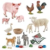 Rappelkiste Spielwaren Spar-Set 403271 - Farm World - Bauernhofset mit Futter und 11 Tieren