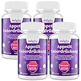 Appetitzügler für Frauen, Reines Hochdosiert Glucomannan aus der Konjakwurzel, reich an Kidneybohnen Extrakt, Yerba Mate Extrakt, Chrom, Natürliche Ballaststoffe, Vegan (360 Tabletten)