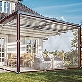 QOFLY Transparente Plane mit ösen,2X1M durchsichtige Plane, Plane transparen,Planen & Spanngurte